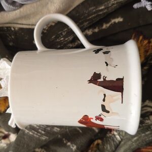 Fenella Smith London UK Dogs Dog Tales Design Creme Pitcher NWT